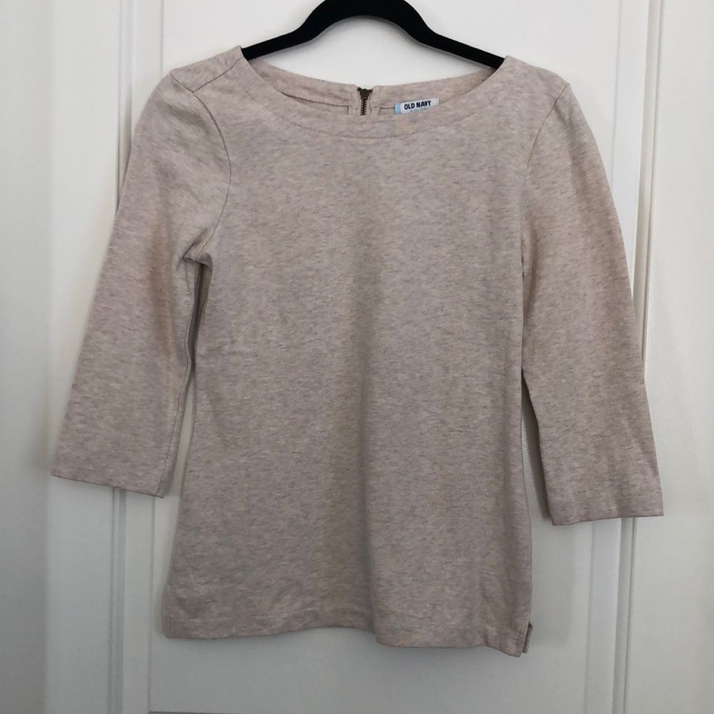 Old Navy tan jersey top size xs
